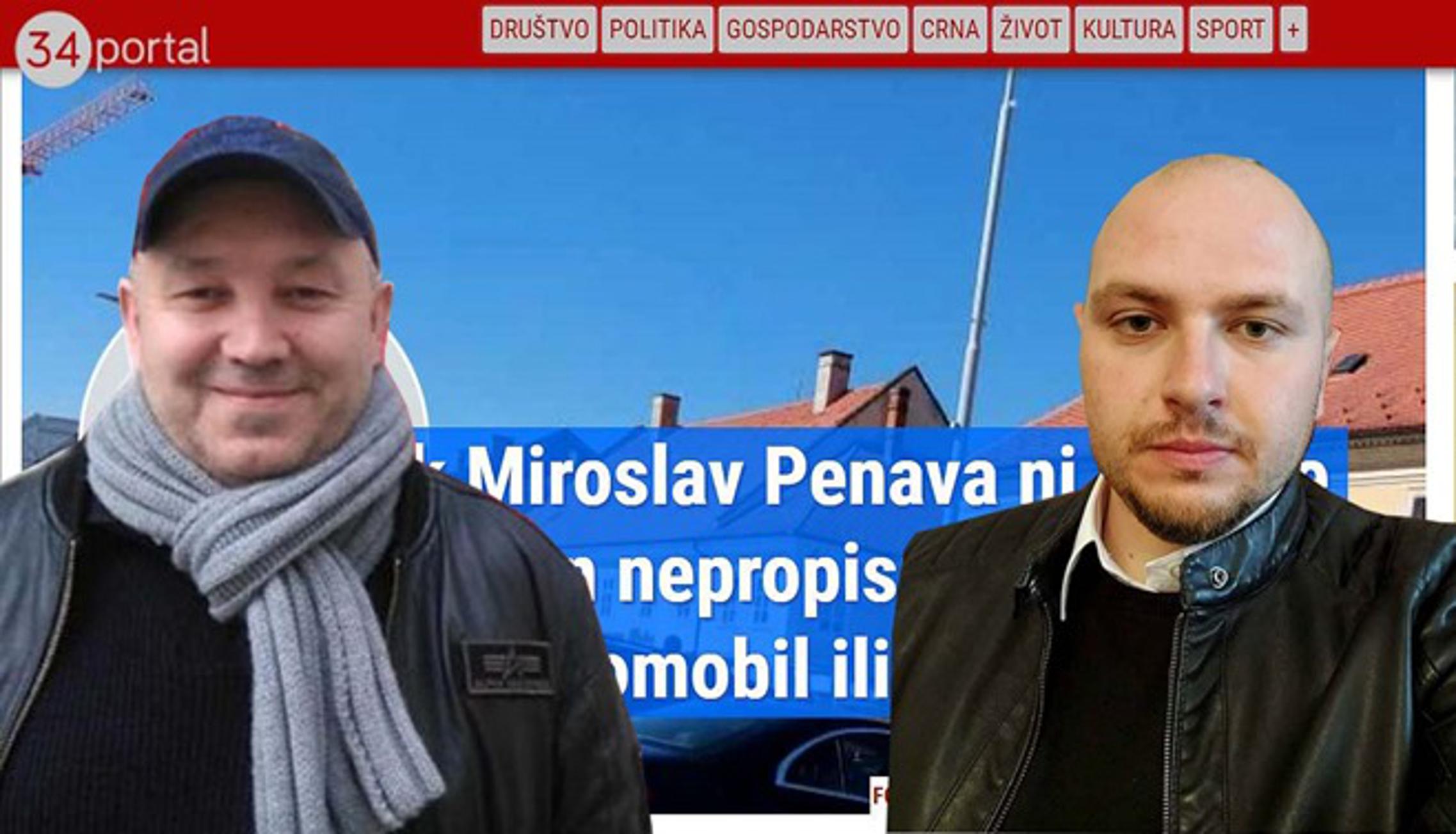 Lijevo: Ante Mandarić. Desno: Mateo Pejaković.