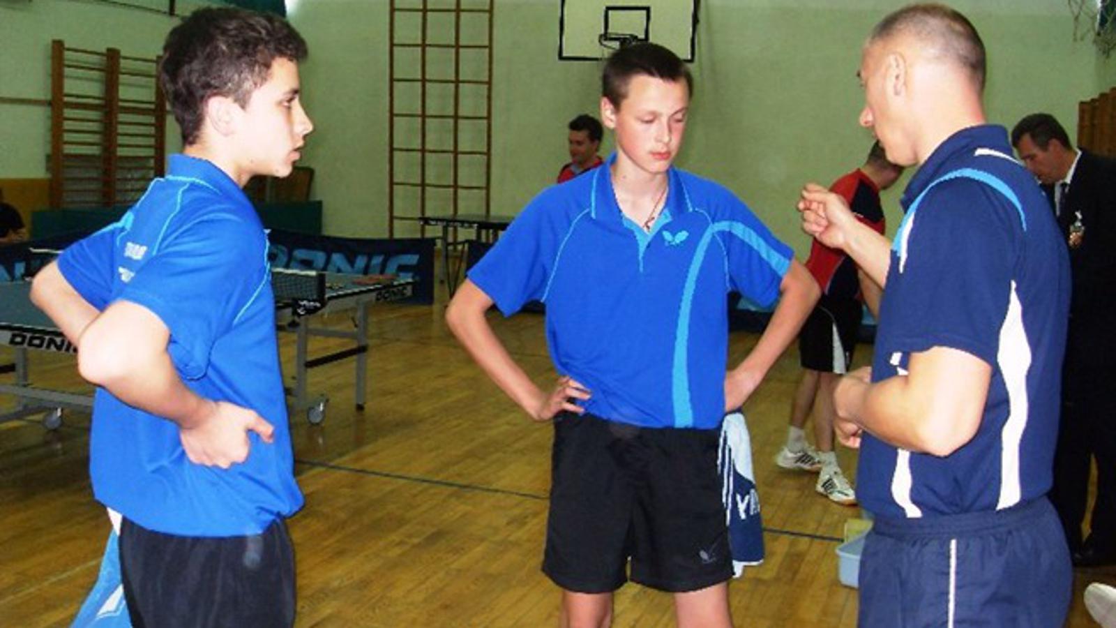 S lijeva: Filip Jurković, Ivan Garić i trener Predrag Latinović