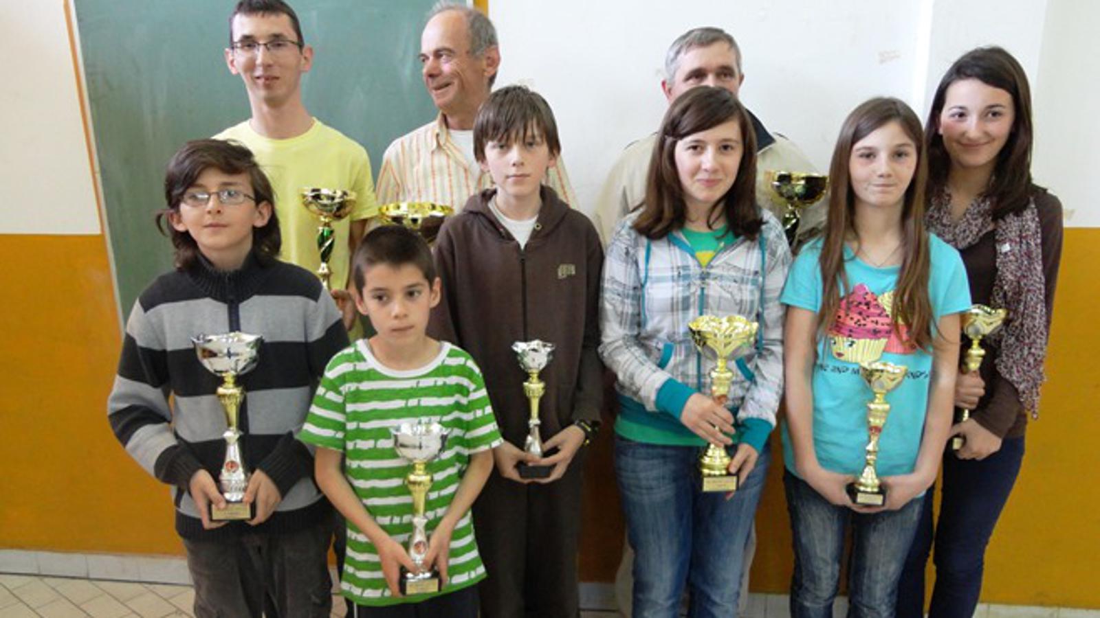 Pobjednici na šah turniru Bljesak 2012.
