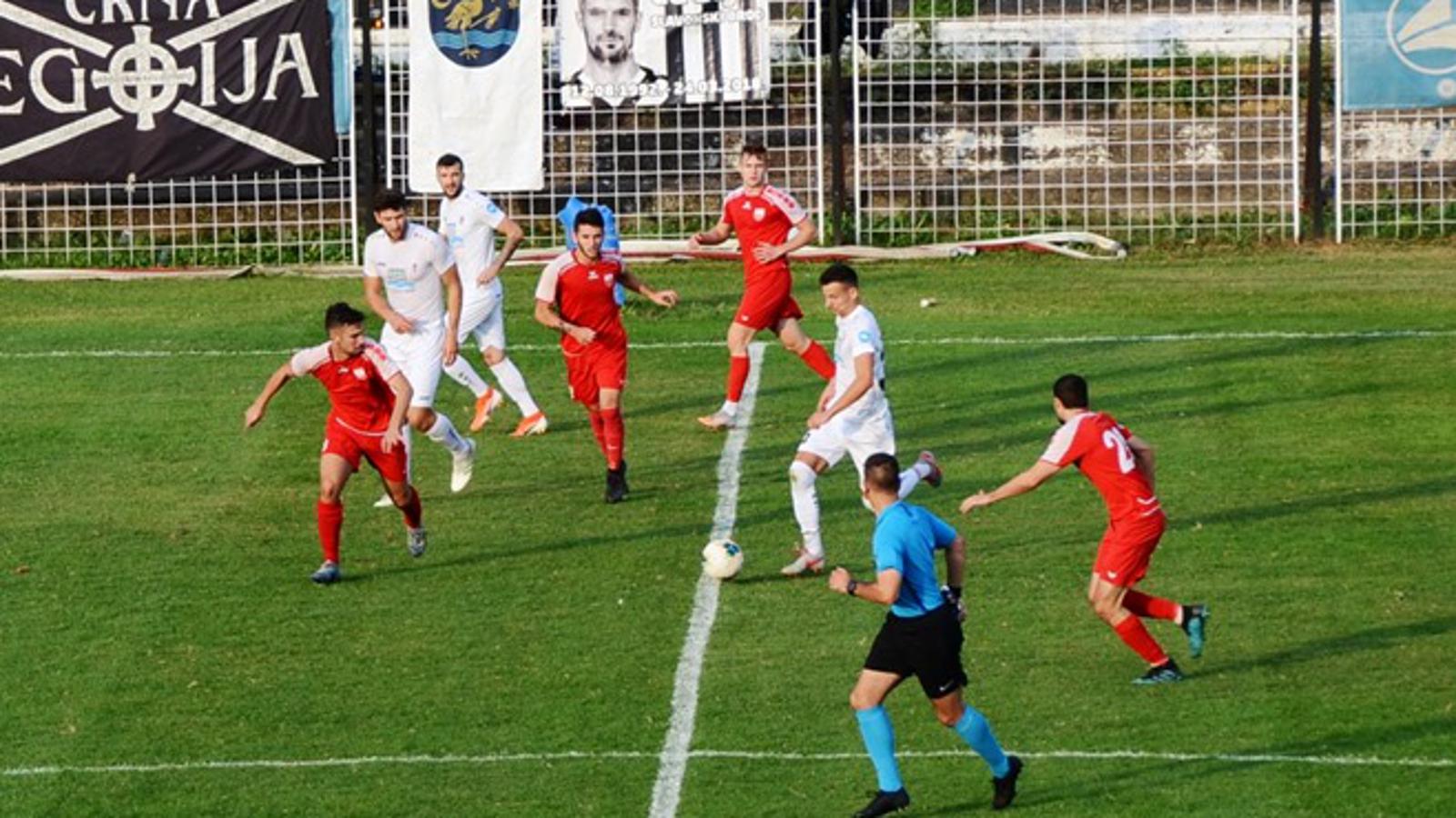 Detalj iz utakmice Marsonia-Belišće (4:2), odigrane uz Savu 19.rujna.