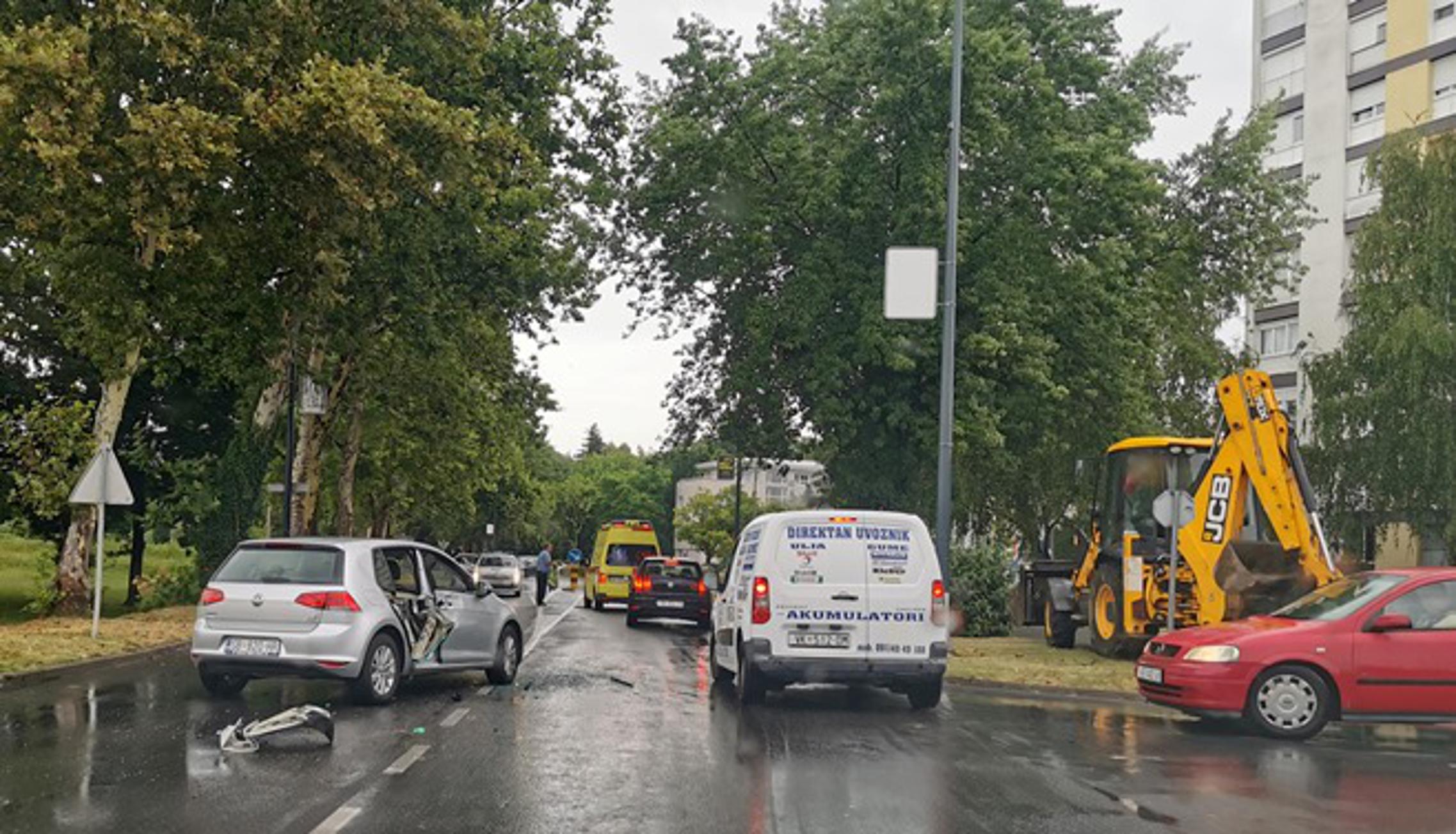 Prometna nesreća u Vukovarskoj ulici