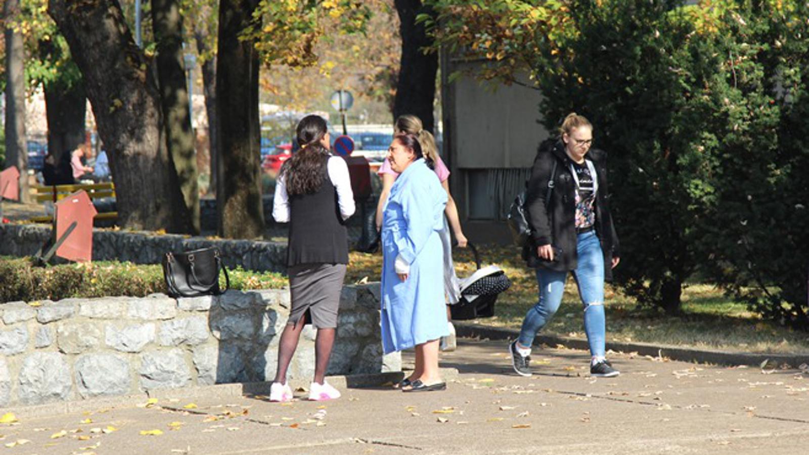 Dvorište slavonskobrodske Opće bolnice