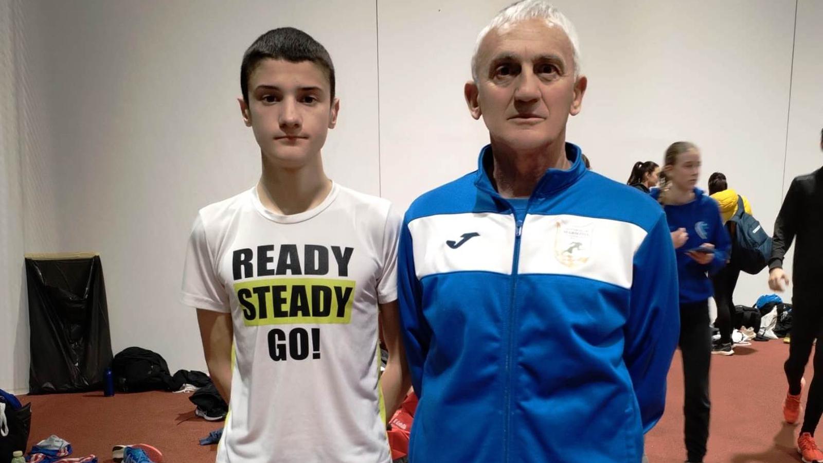 Filip Orkić s trenerom Antom Šeremetom