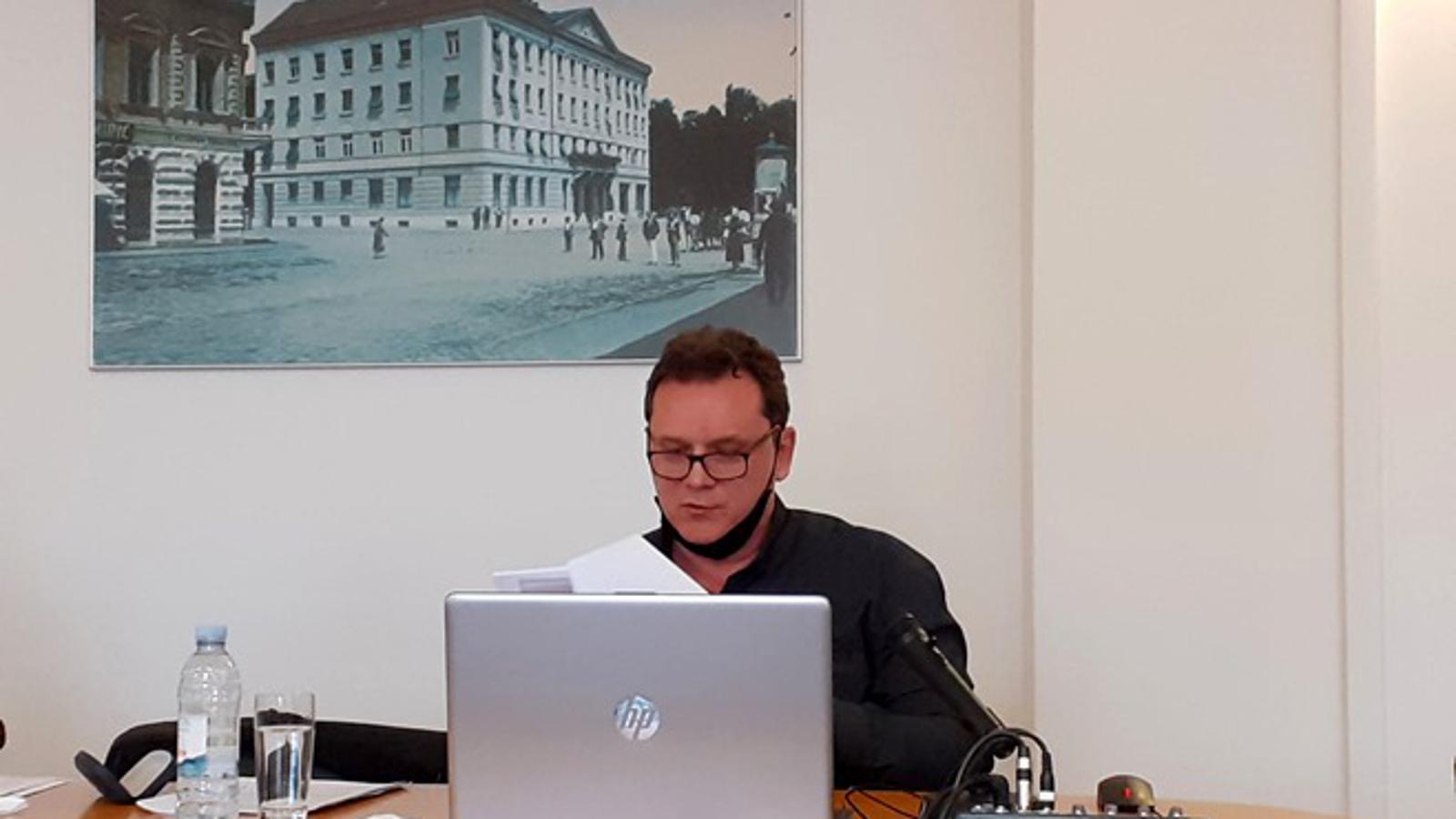 Stribor Valenta, predsjednik Gradskog vijeća