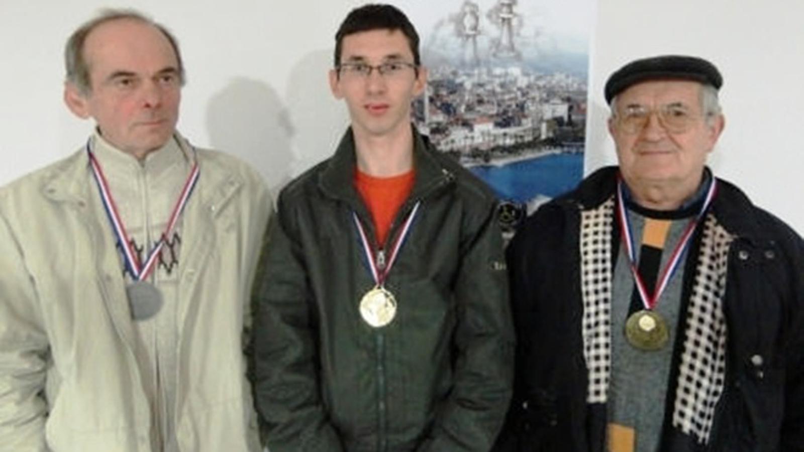 Pobjednička trojka šah turnira Zima 2012.
