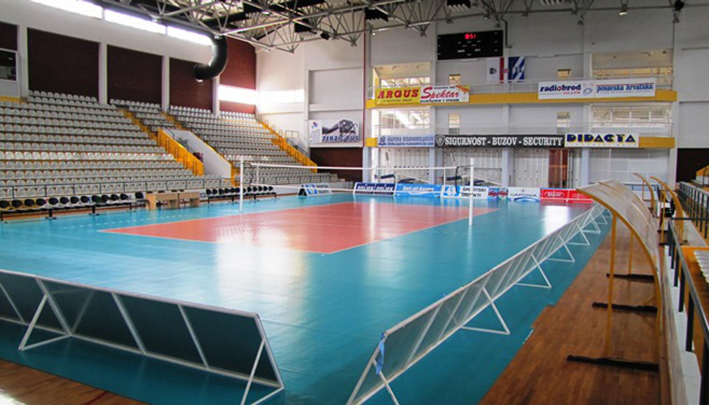 Velika dvorana Vijuš spremna dočekuje odbojkašice i odbojkaše Hrvatske