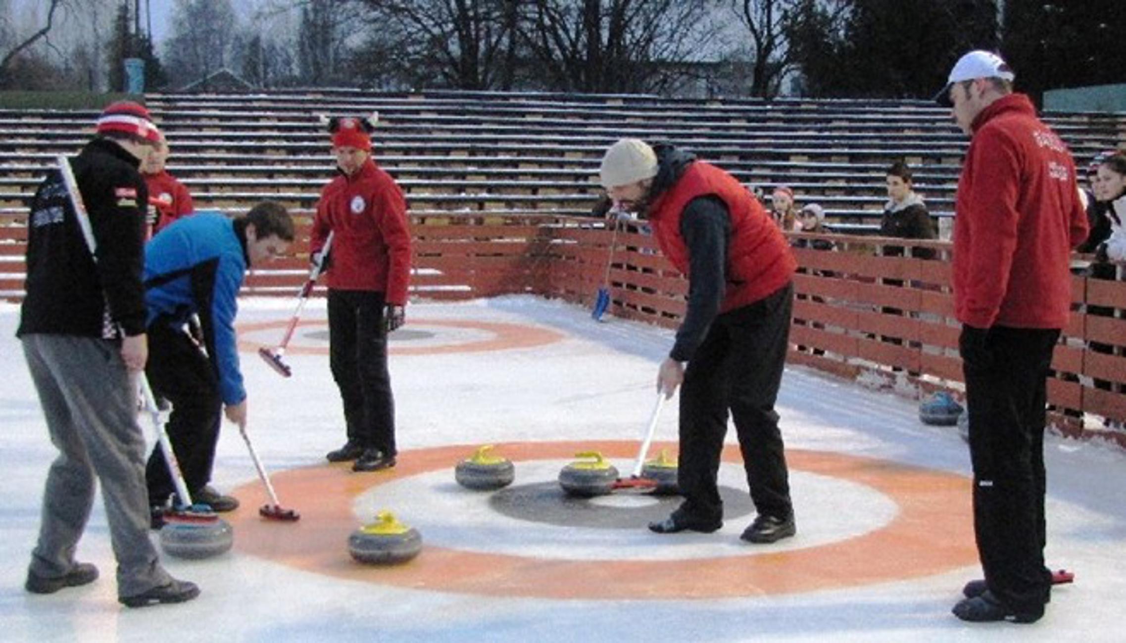 Detalj s prošlogodišnjeg natjecanje u curlingu u ŠRC Klasije