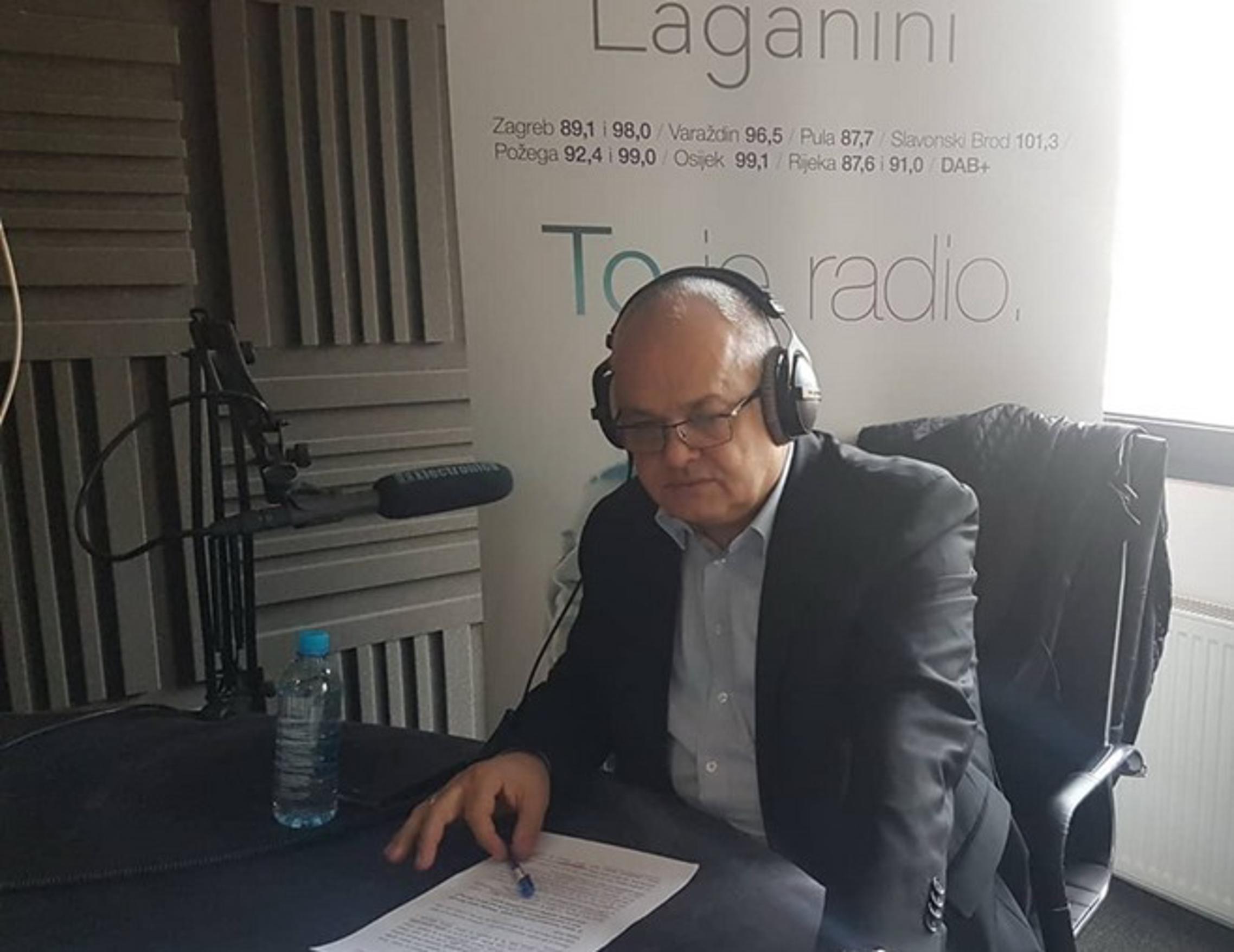 Gradonačelnik Mirko Duspara u radijskoj emisiji na Laganini Brodu
