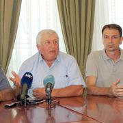 S lijeva: Ivan Klasnić, Antun Laslo i Miroslav Kovač