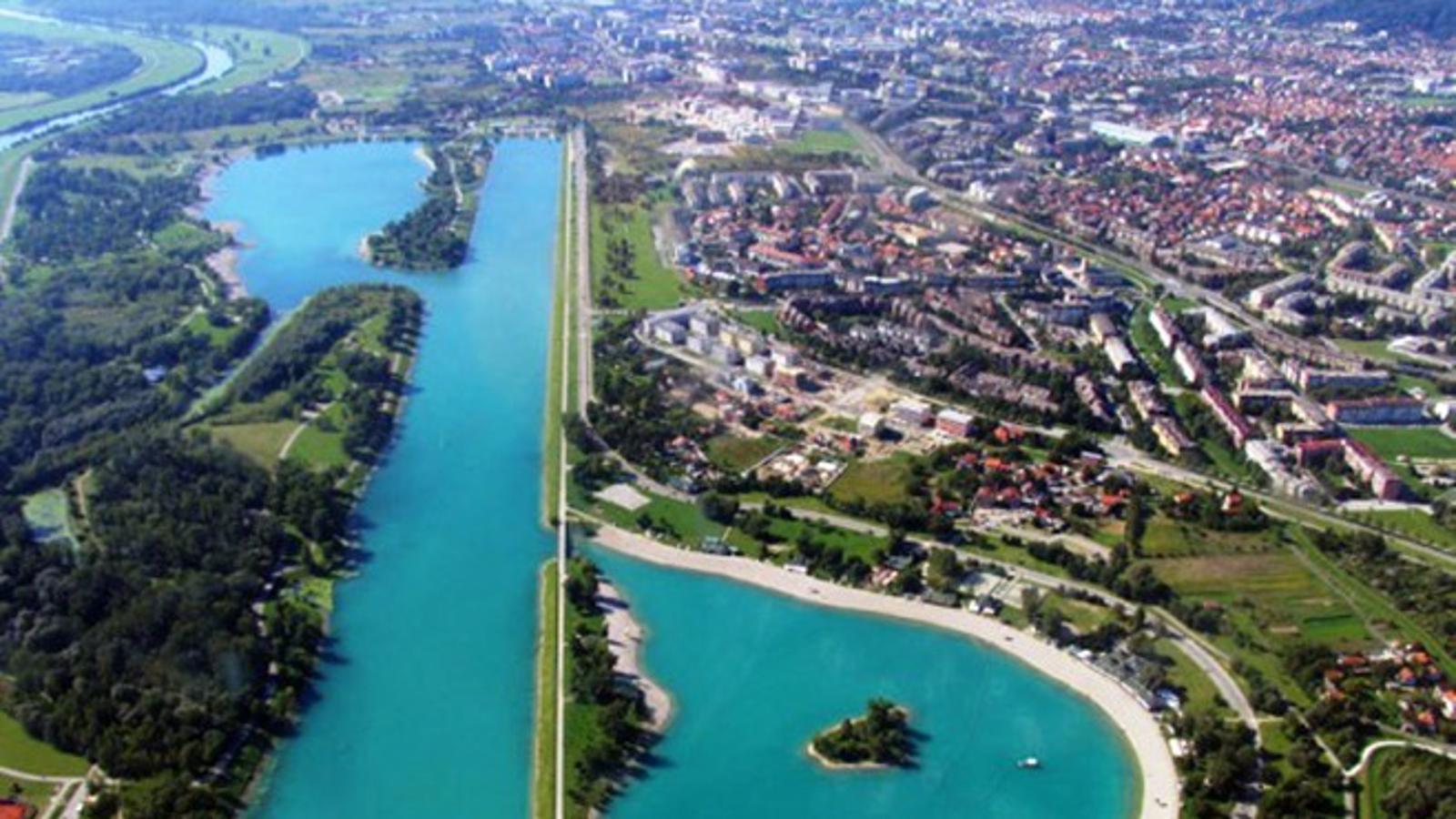 Jezero Jarun u Zagrebu