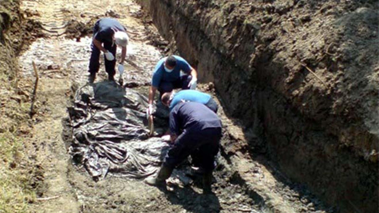 Ekshumacija ubijenih srpskih civila u Medarima  