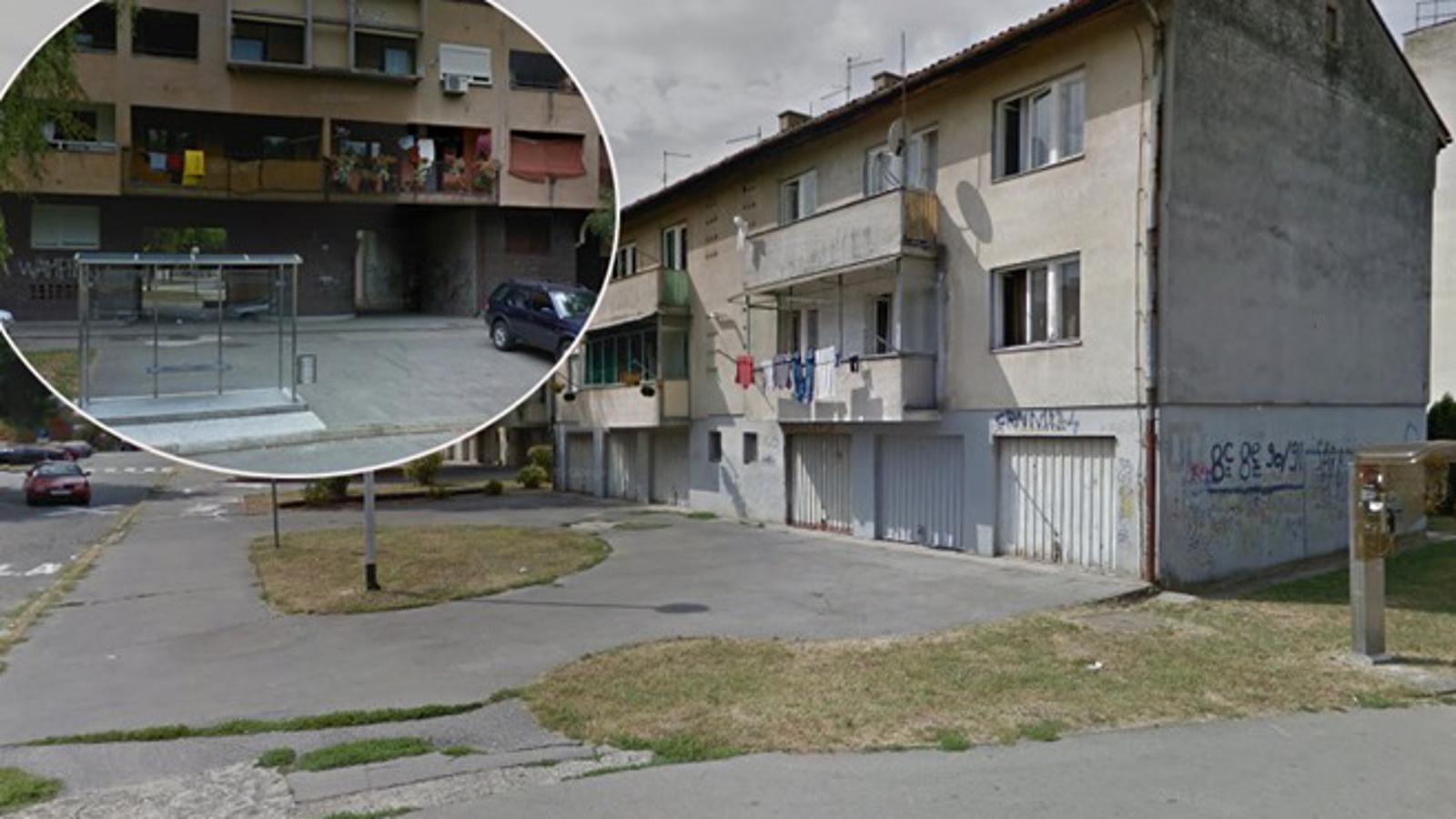 Neke od lokacija garaža za najam (Hebrang i Supilova)