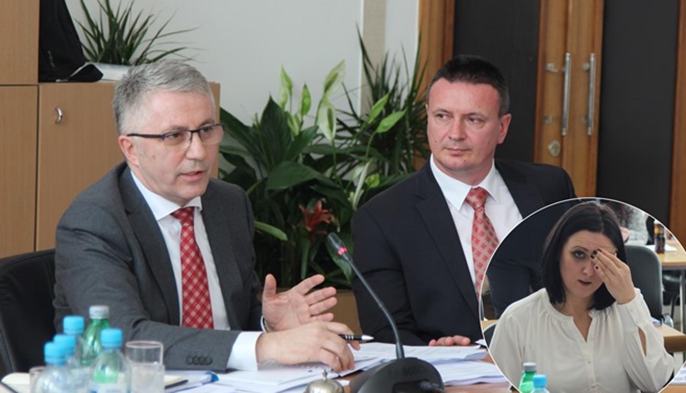 Pero Ćosić i Danijel Marušić, u krugu: Ana Majetić
