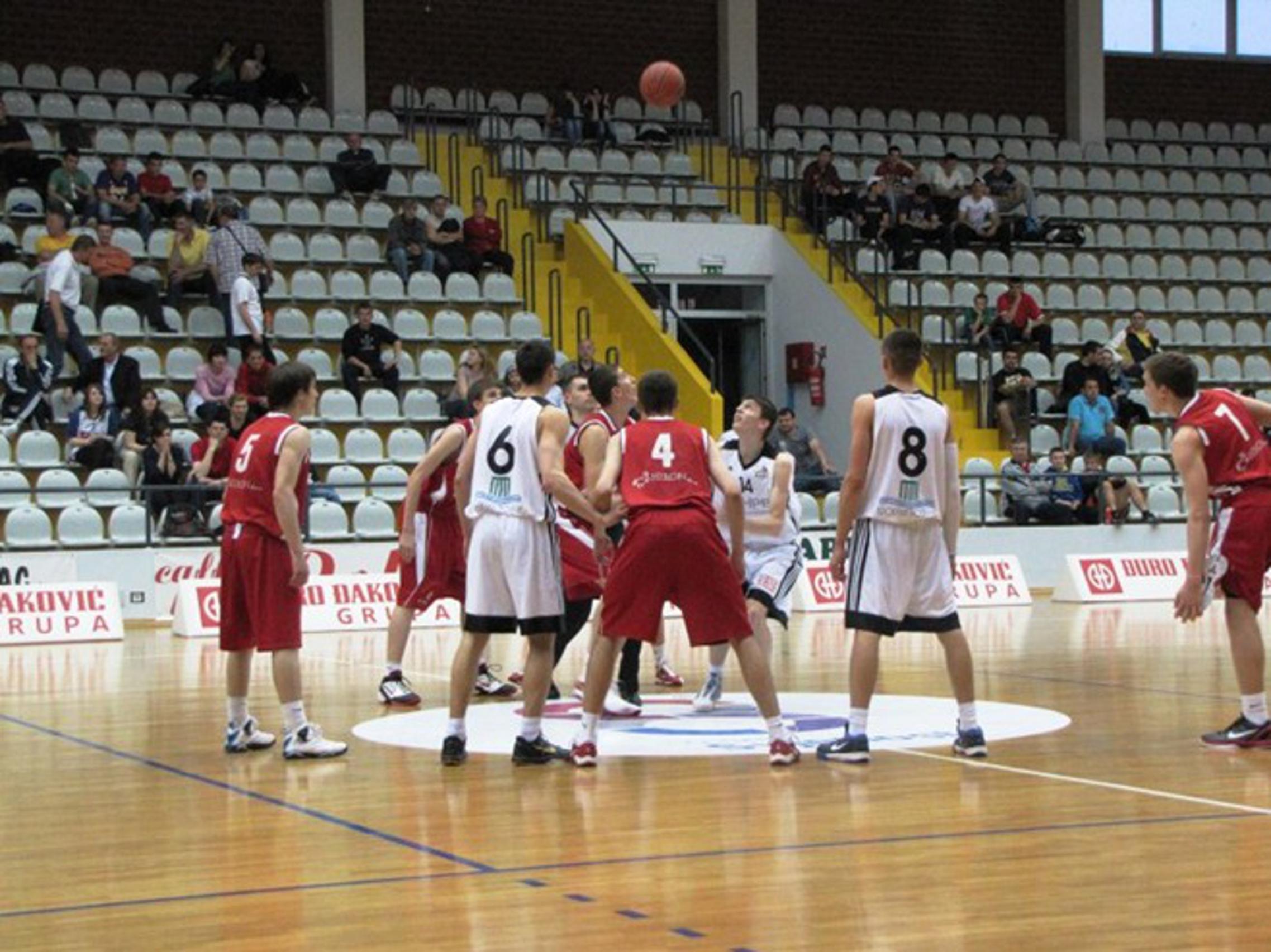 Detalj iz utakmice Brod Svjetlost - Cedevita
