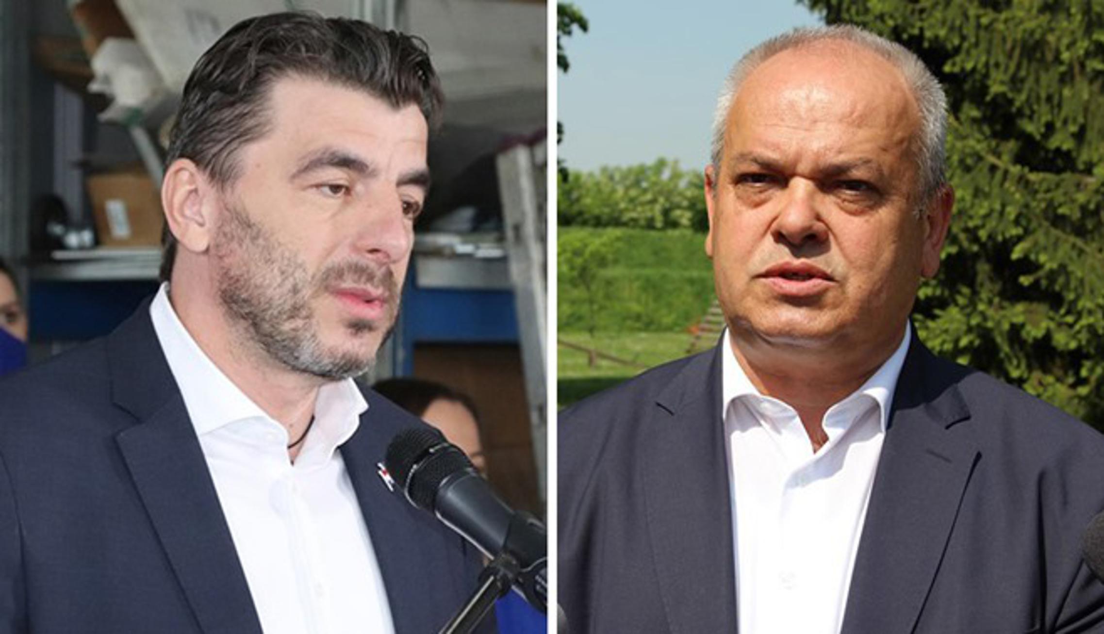 Dragan Jelić (HDZ) i Mirko Duspara (Nezavisna lista)