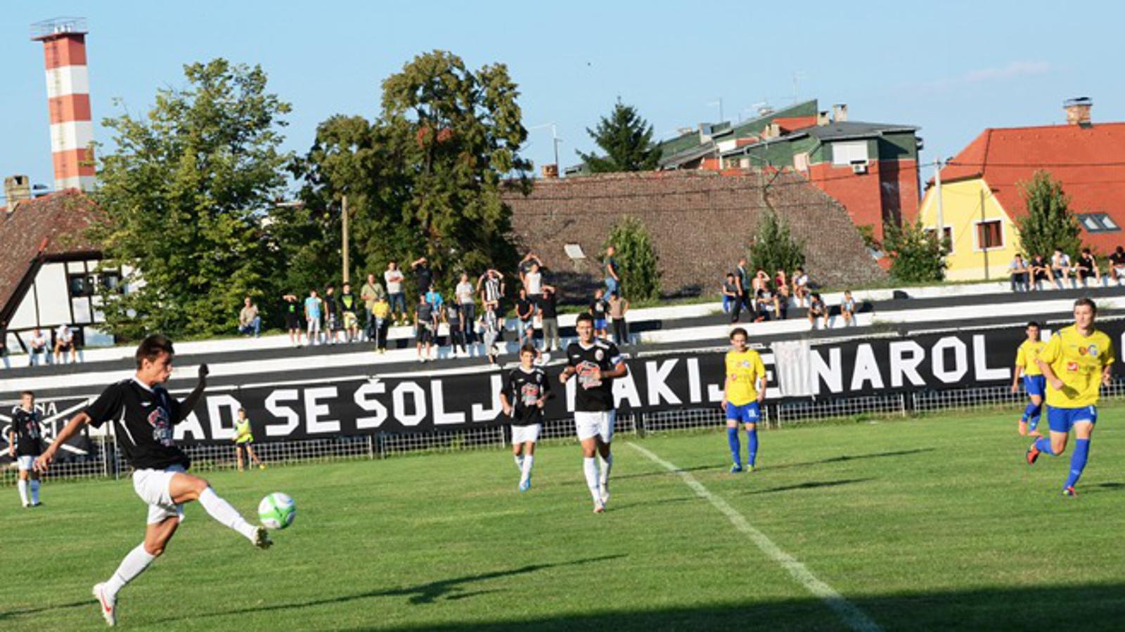 Detalj iz utakmice Marsonia (crni) - Graničar