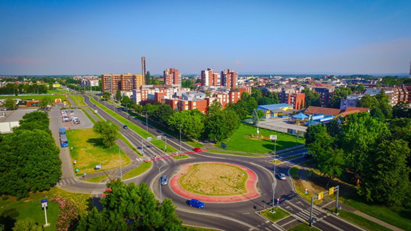 Dio Slavonskog Broda iz ptičje perspektive