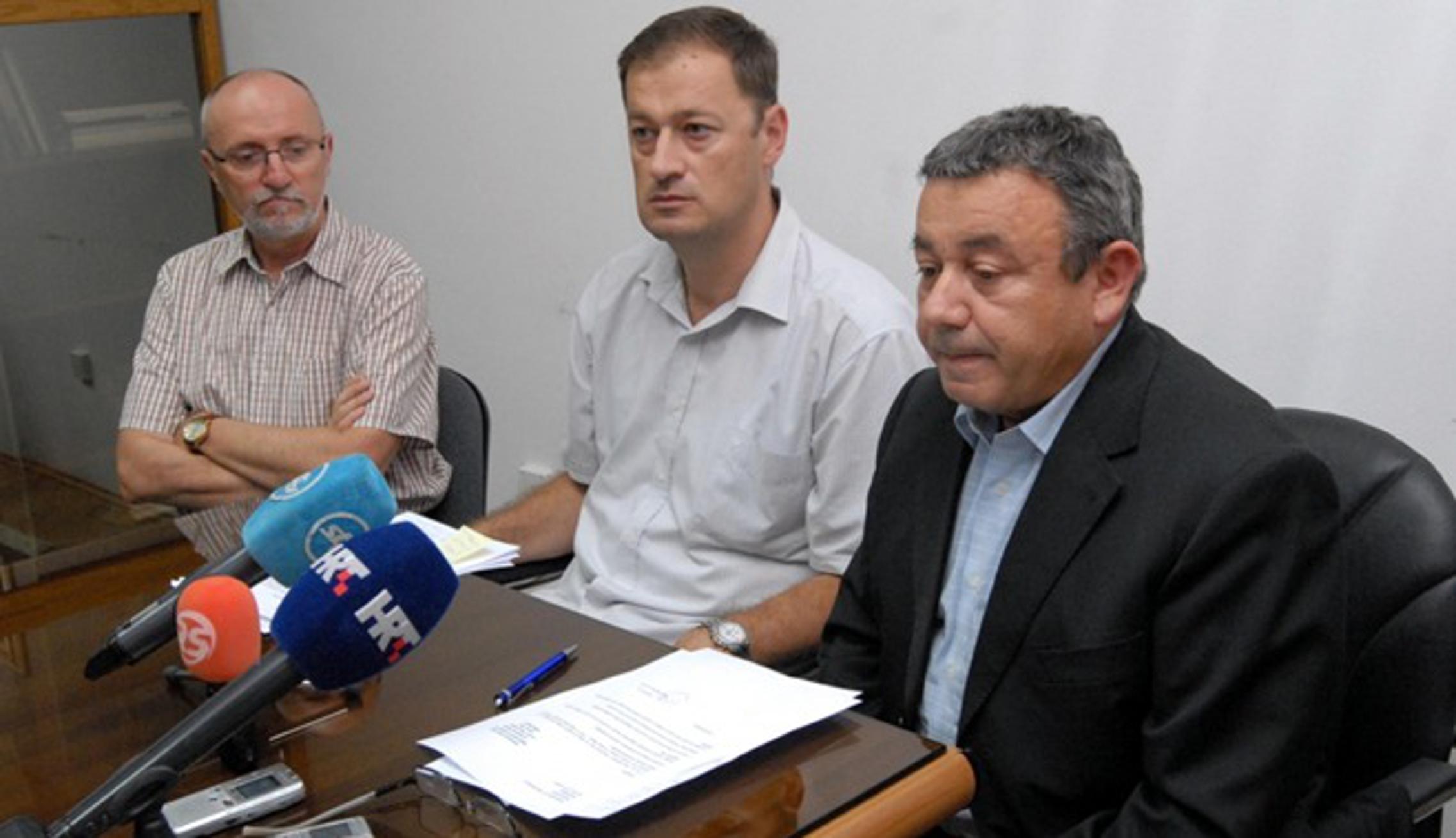 Dr. Milan Bitunjac, dr. Ante Cvitković i dr. Nenad Pandak
