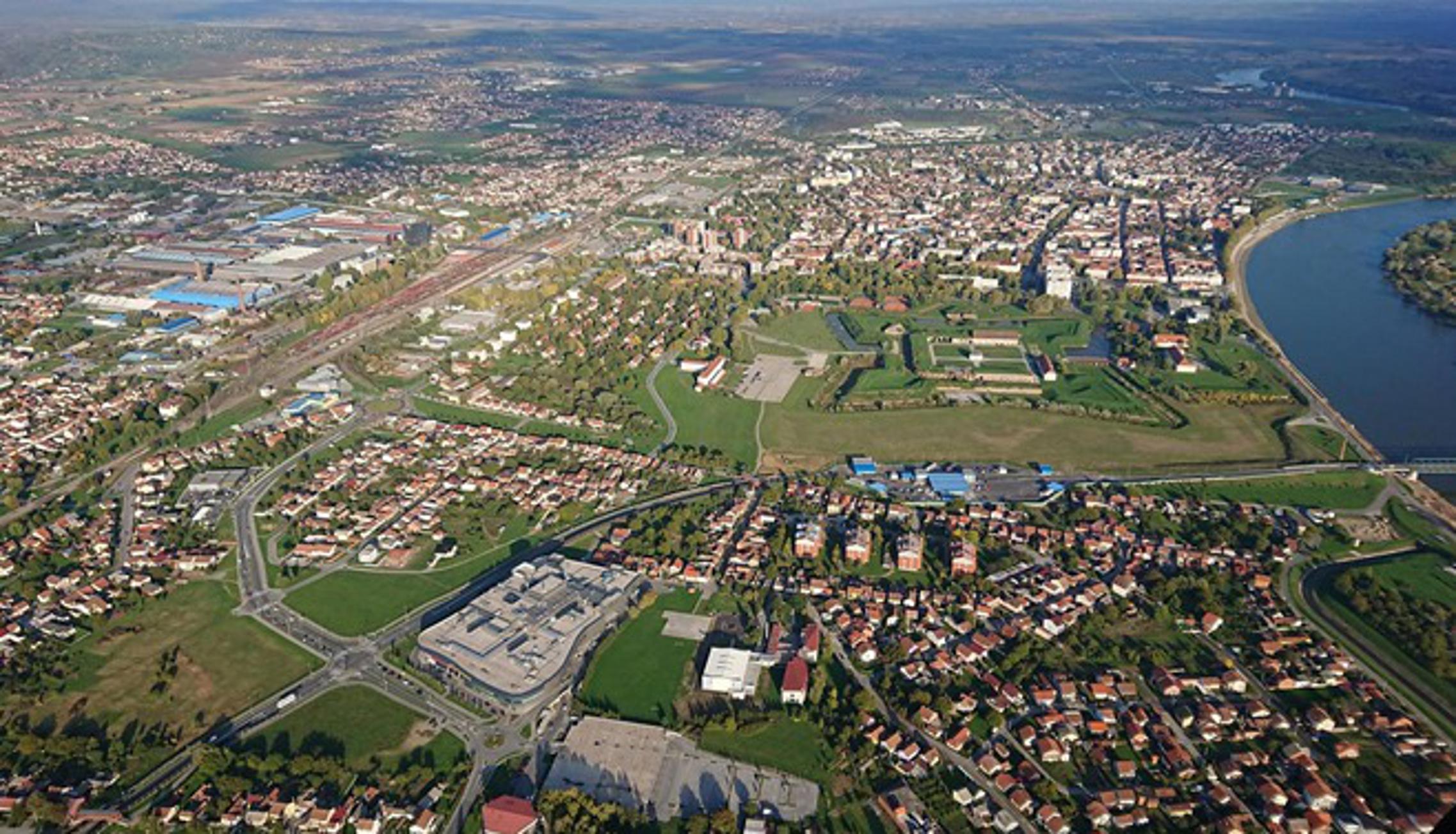 Slavonski Brod iz ptičje perspektive