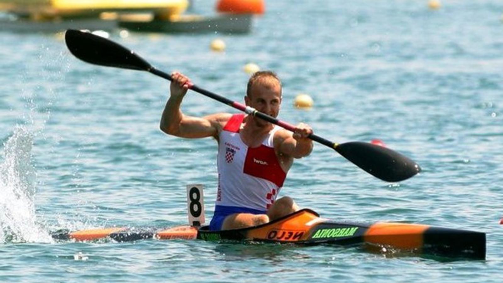 Marko Lipovac u majici reprezentacije Hrvatske