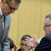 Tihomir Jakovina i Zdravko Ronko u Saboru 2015. godine
