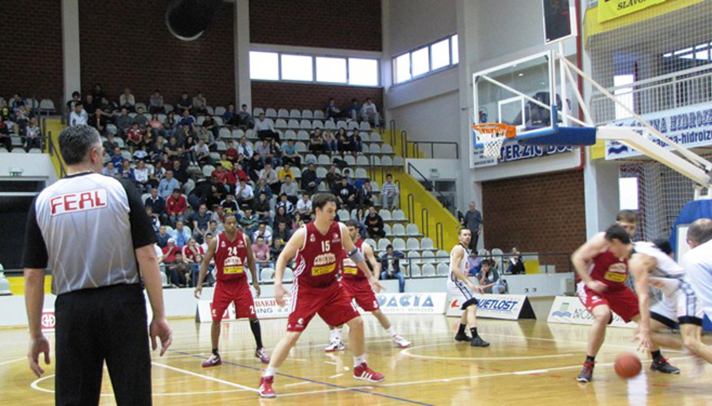 Detalj iz utakmice s Cedevitom u Slavonskom Brodu