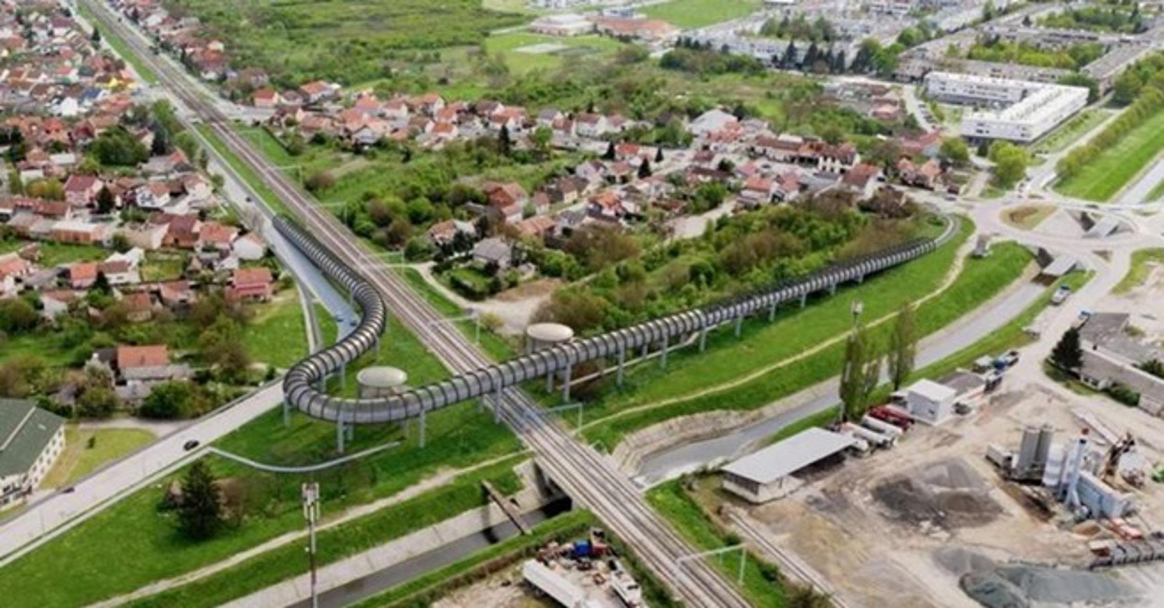 Idejno rješenje pješačko-biciklističkog nadvožnjaka, preko željeznčke pruge, u Slavonskom Brodu