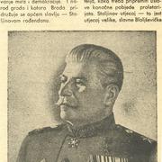 BL je 20. prosinca 1947. čestitao rođendan Staljinu