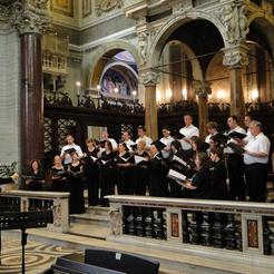 Collegium pro musica sacra na nastupu u Rimu