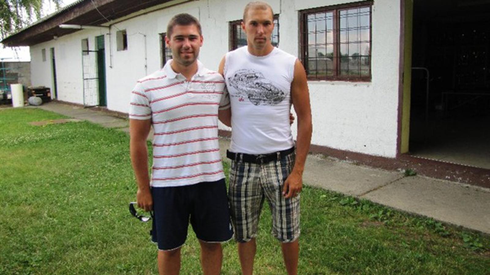Štefo Lutz (desno) zajedno s pomoćnim trenerom Vedranom Božićem