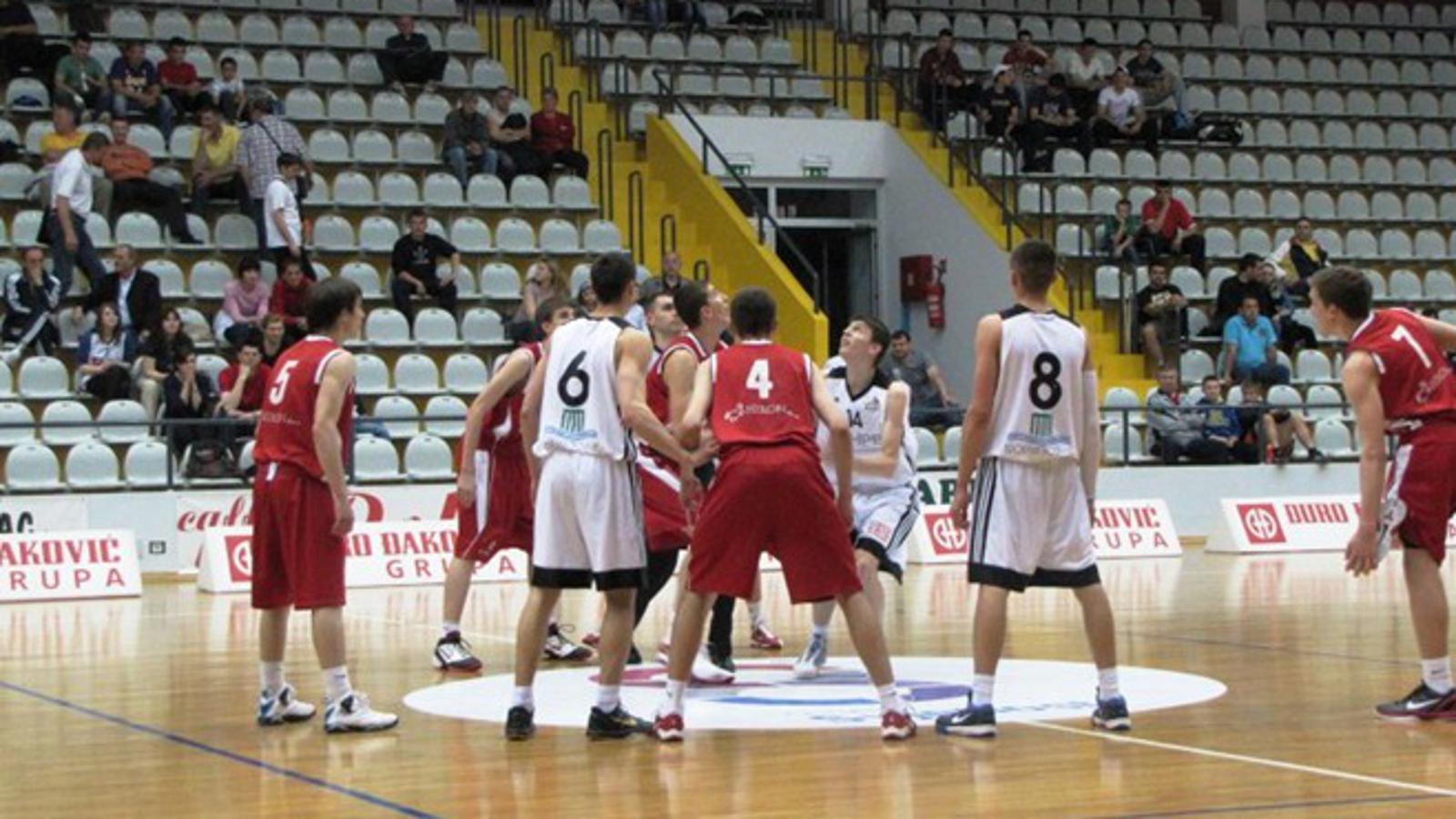 Detalj iz utakmice Brod Svjetlost - Cedevita