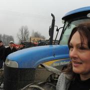 Ružica Vukovac na prosvjedu seljaka u veljači ove godine