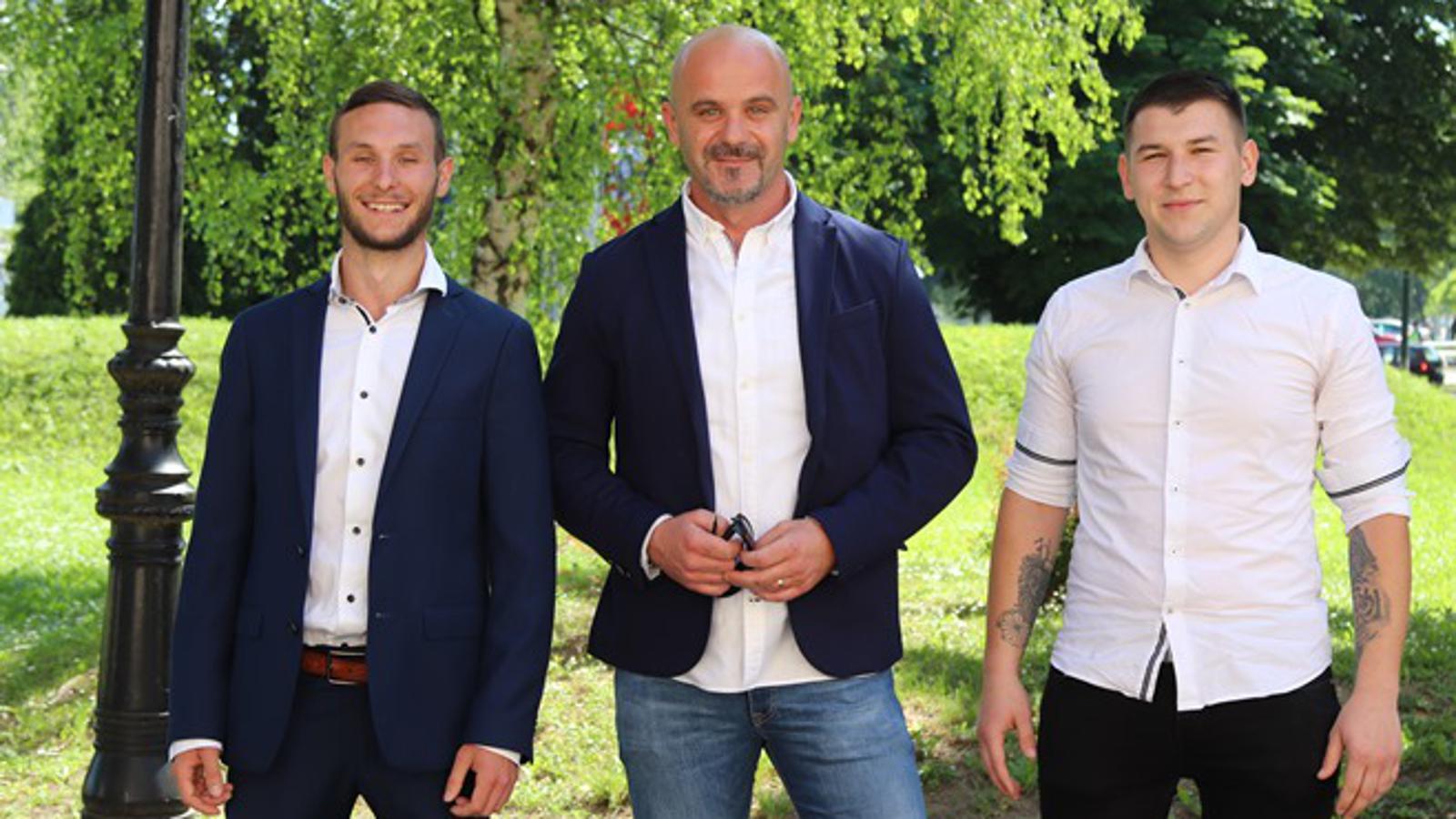 Borna, Mario i Anto - laureati Grada SB 2022. godine