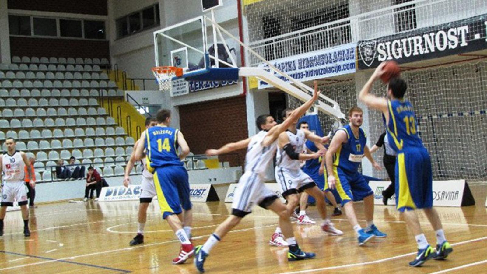 Detalj iz utakmice Brod Svjetlost - Križevci