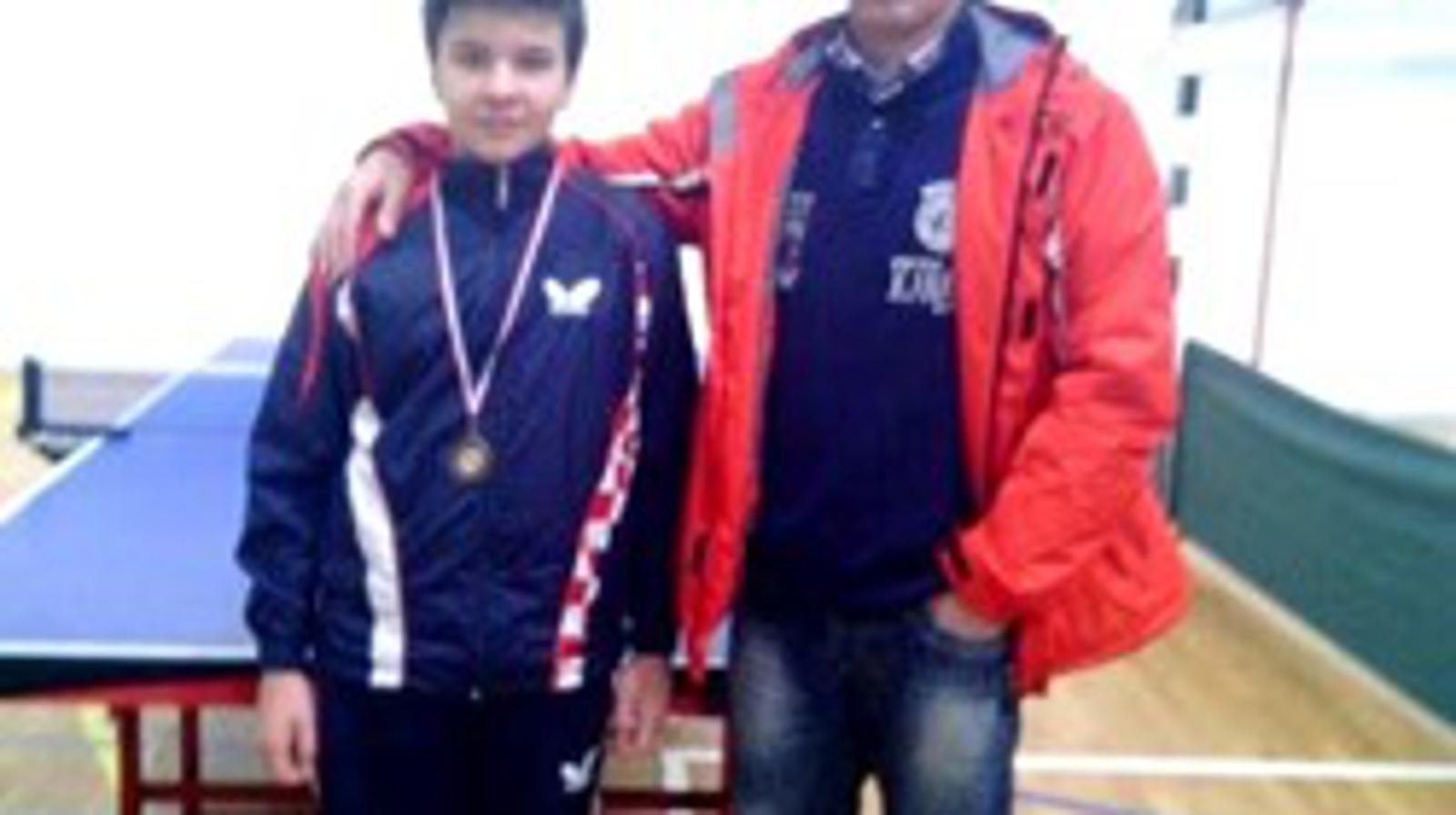 Juraj Lovrić s trenerom Predragom Latinovićem