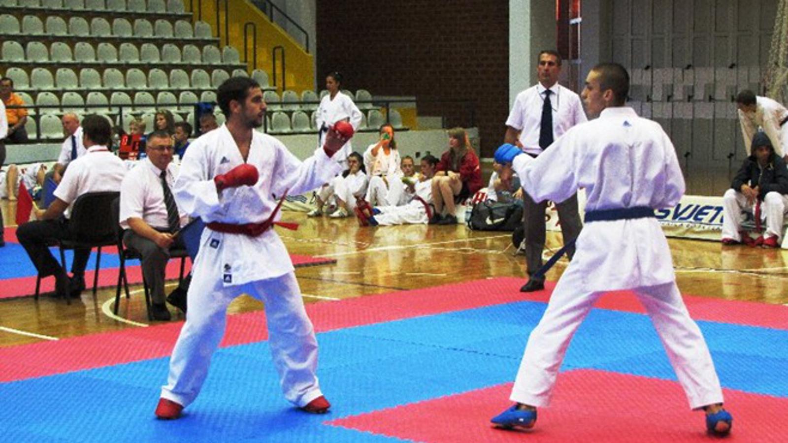 Detalj s karate natjecanja u SD Vijuš