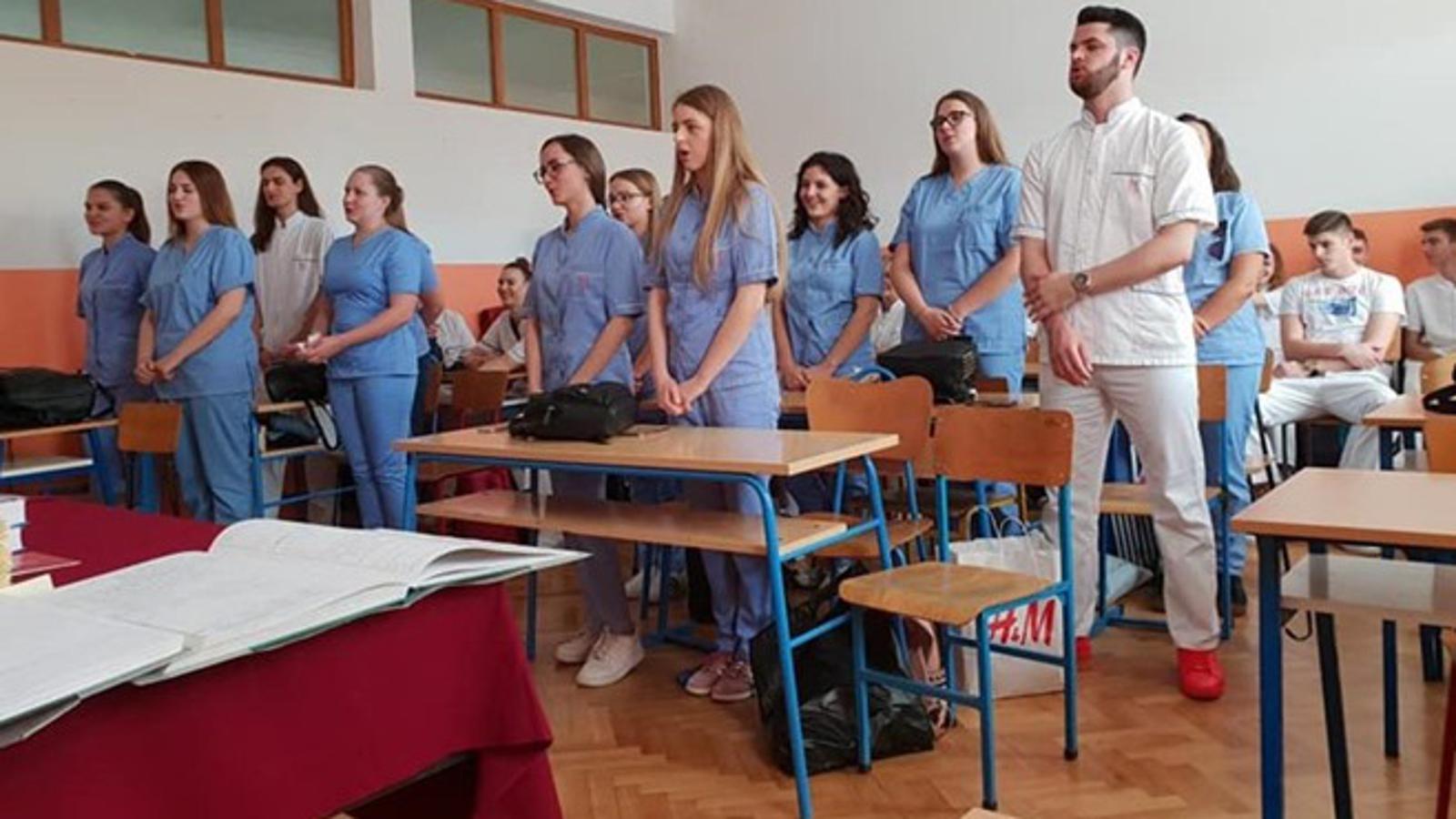 Ovogodišnja generacija maturanata Srednje medicinske škole