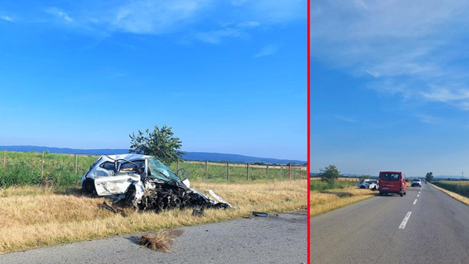 Prometna nesreća između naselja Ferovac i Grada Kutjevo