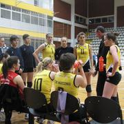 Odbojkašice Marsonije primaju upute od trenera Miškovića