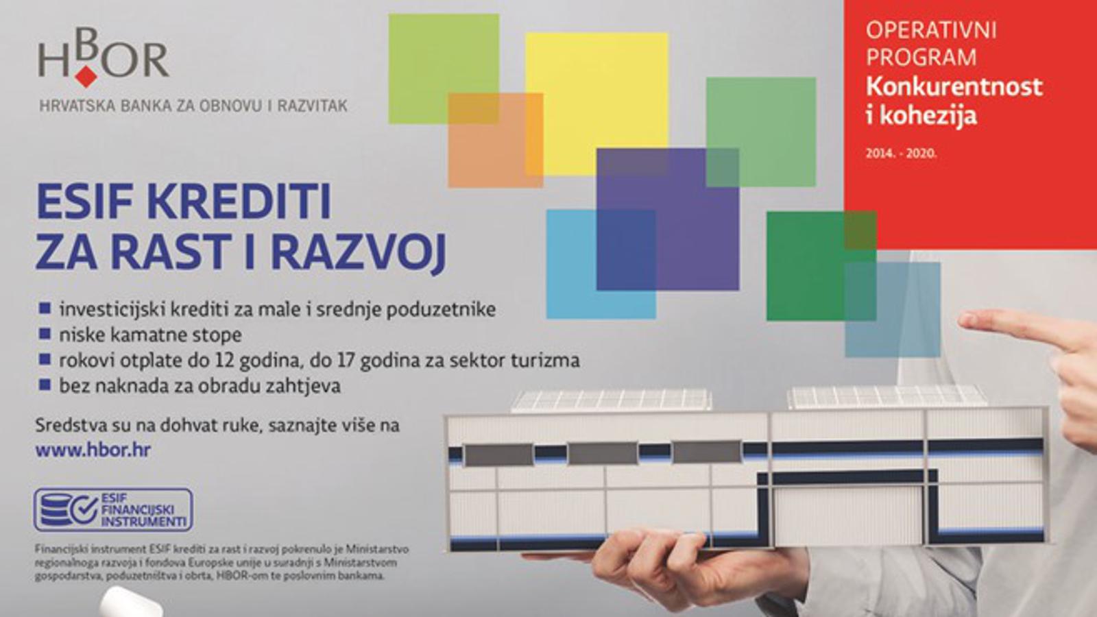HBOR-ovo predstavljanje ESIF kredita
