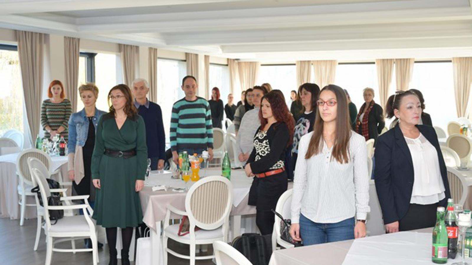 Vodstvo i članovi Udruge Vrapčići u Karlovcu