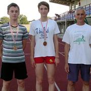 Kristijan i Hilda s trenerom Šeremetom