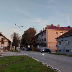 Križanje ulice dr. Franje Tuđmana i Vukovarske u Požegi