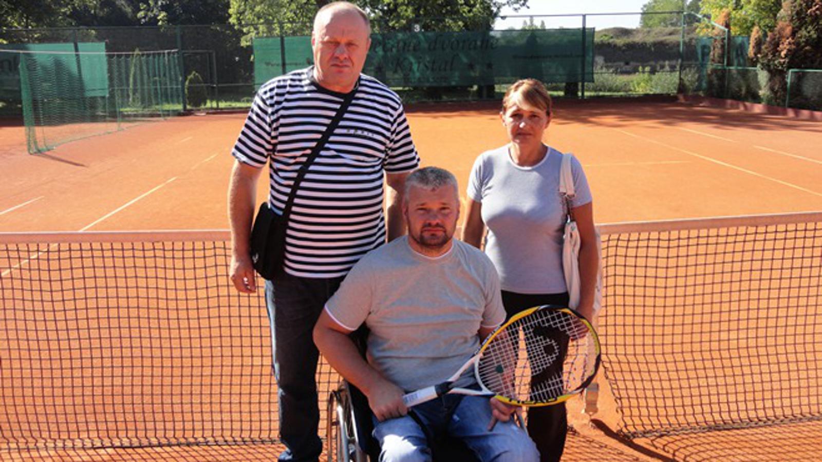 S lijeva: Mato Opačak, Mario Sosnik i Željka Koški