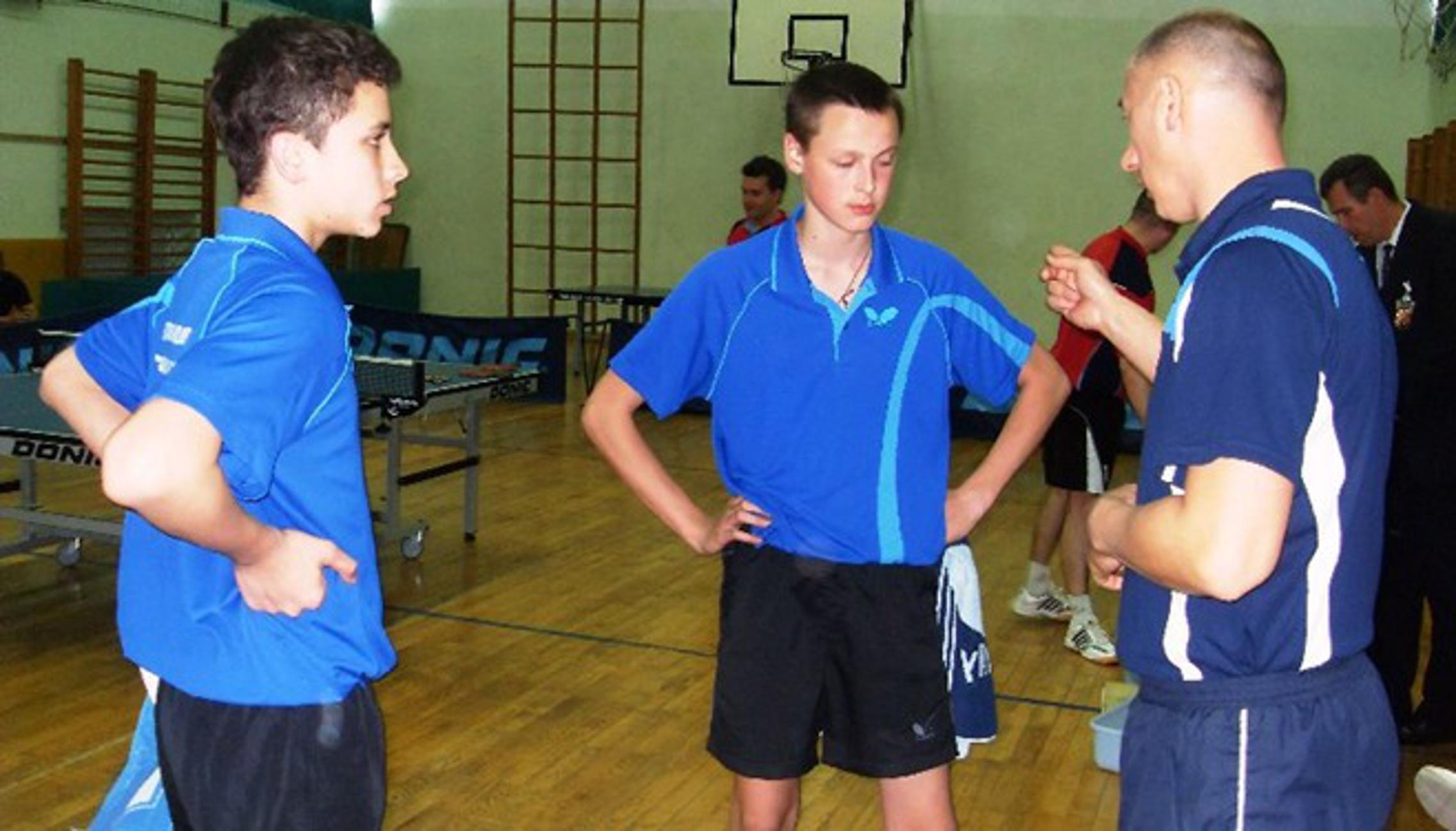 S lijeva: Filip Jurković, Ivan Garić i trener Predrag Latinović