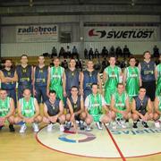 Prošlosezonski finalisti BAKL-a: Geodetske usluge Agotić (plavi) i Navigator (zeleni)