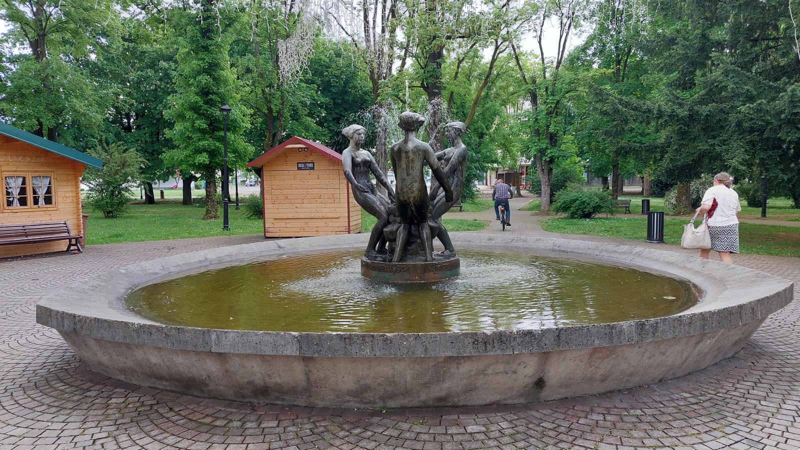 Fontana u centru grada Nove Gradiške