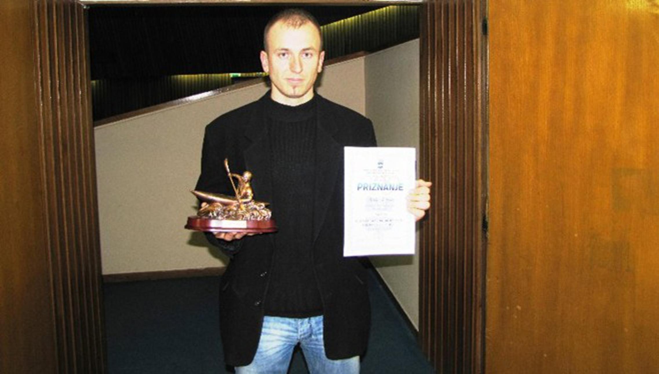 Marko Lipovac s priznanjem za najboljeg sportaša županije