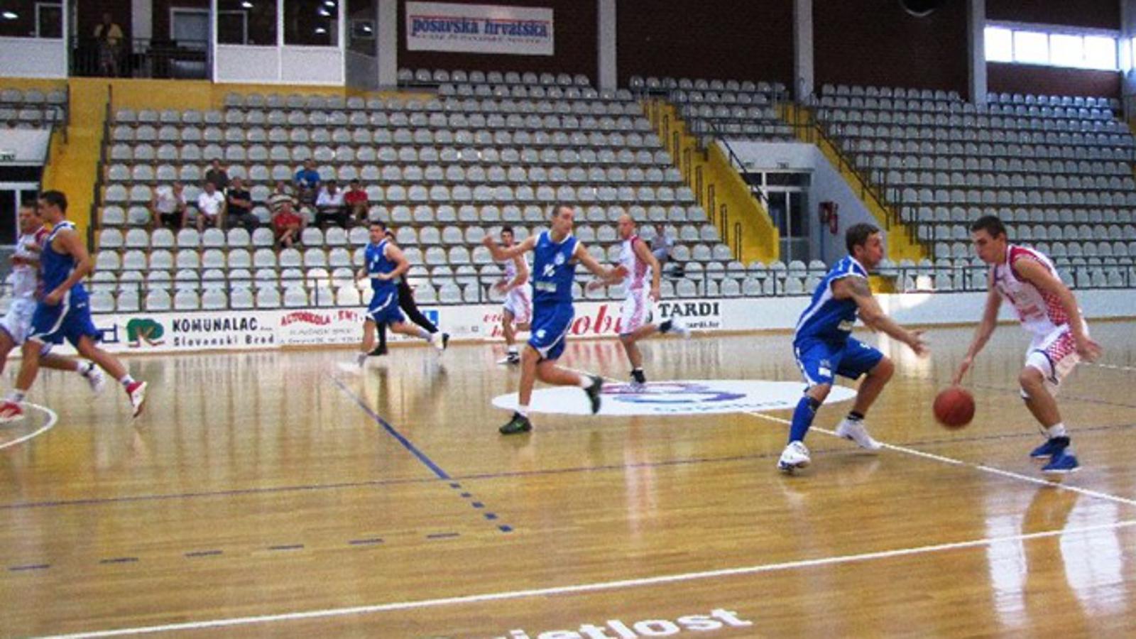 Detalj iz utakmice Brod Svjetlost - Osječki Sokol