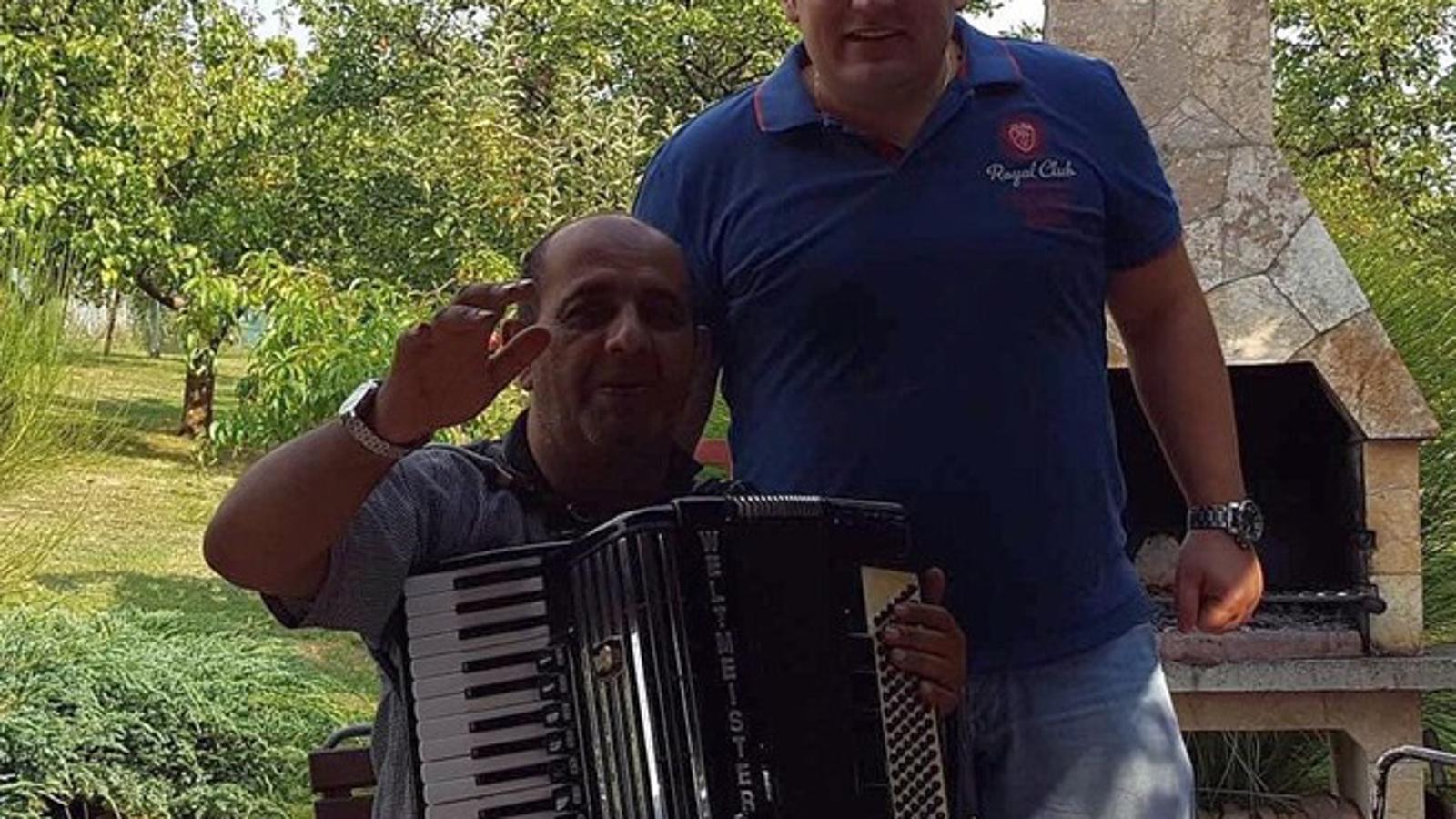 Stanoje Jovanović i donator Mato Mrkalj